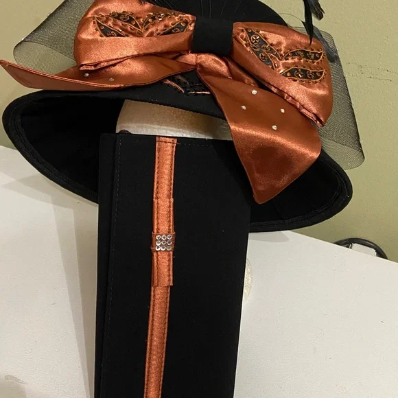 Gorgeous NWT Dress Hat/ Church Hat w/matching Clutch by Fifth Sunday sunday church hats products for sale | eBay main image 4
